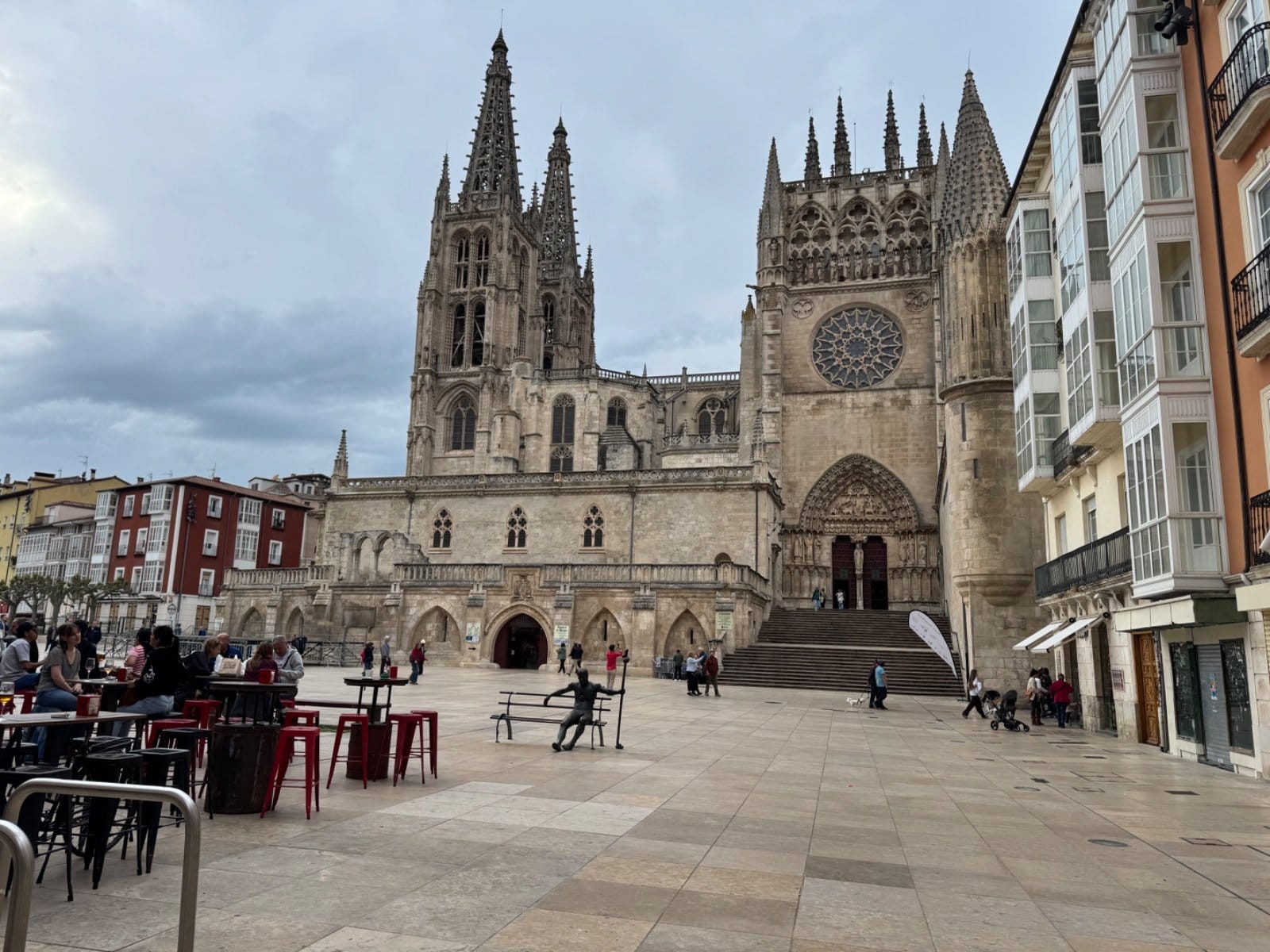 Cathedral of St. Mary facade in Burgos