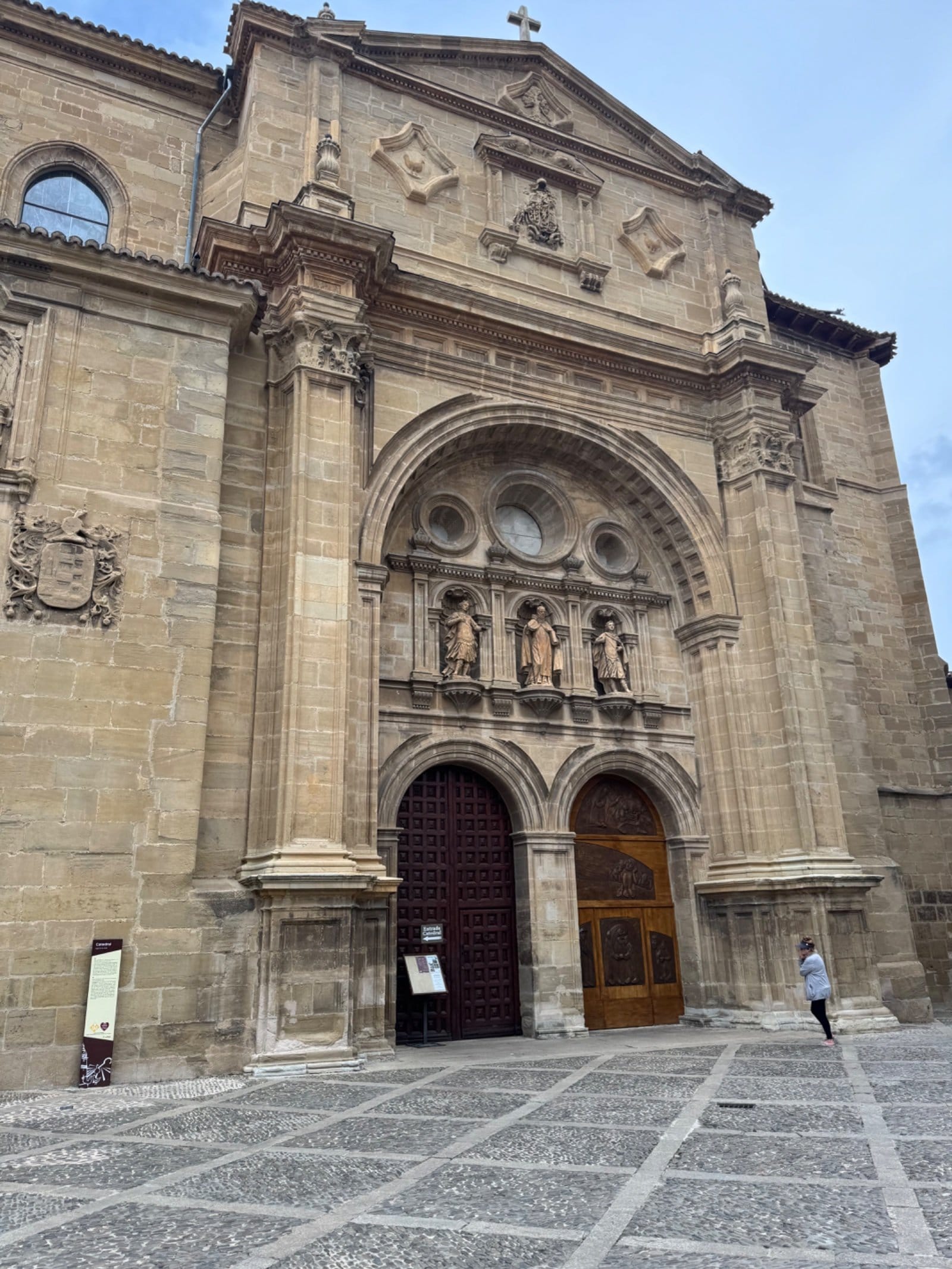 Cathedral facade in Santo Domingo de la Calzada