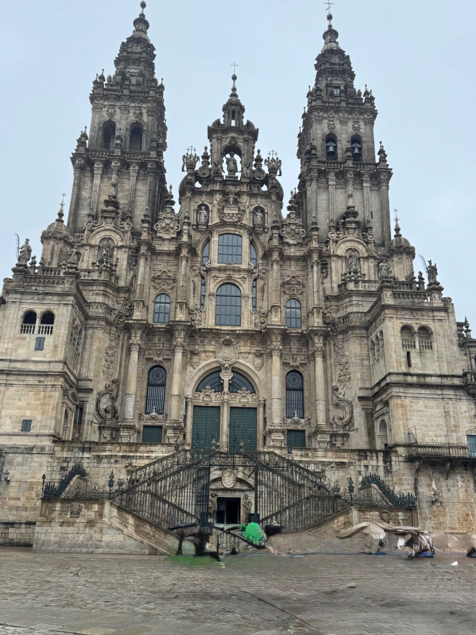 Santiago de Compostela Cathedral complete facade