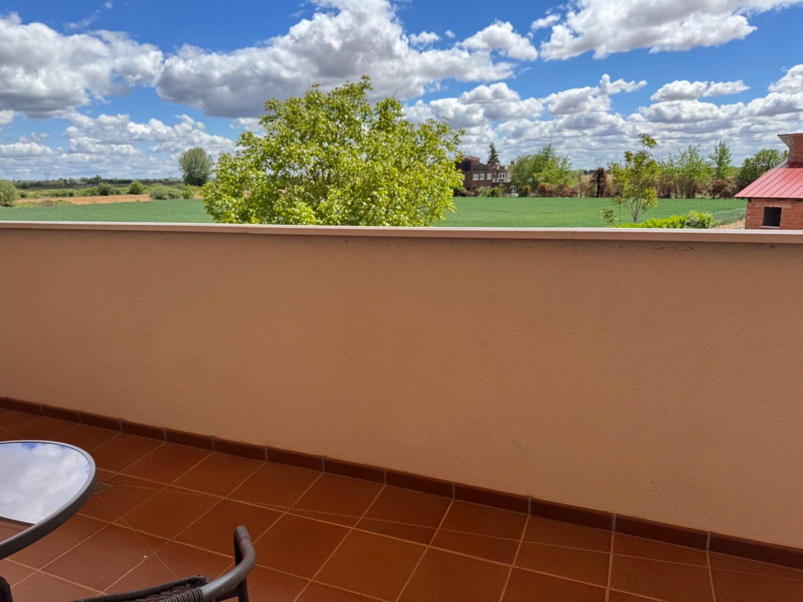 View from albergue terrace in San Martín
