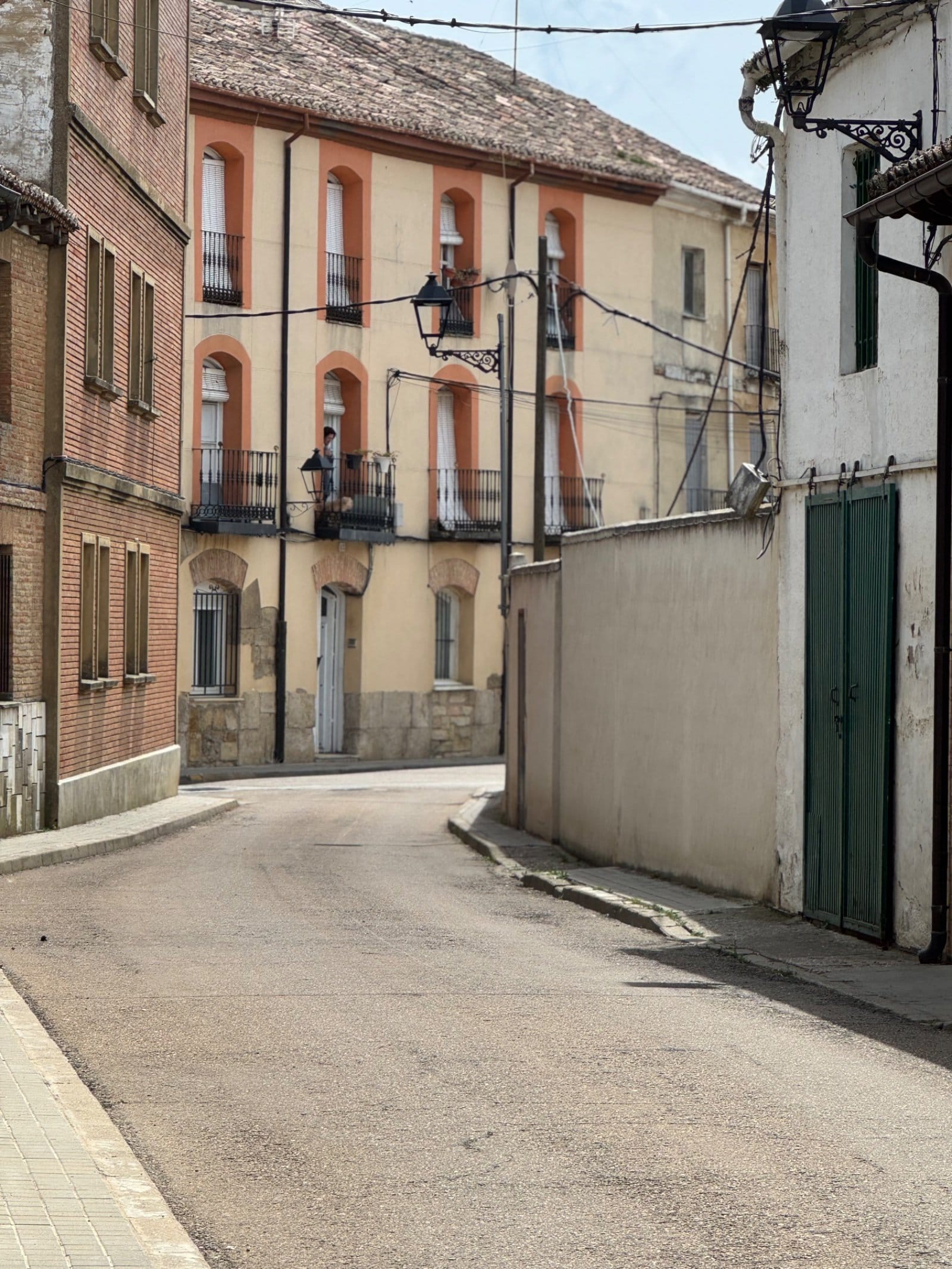 Traditional street scene in Carrión de los Condes