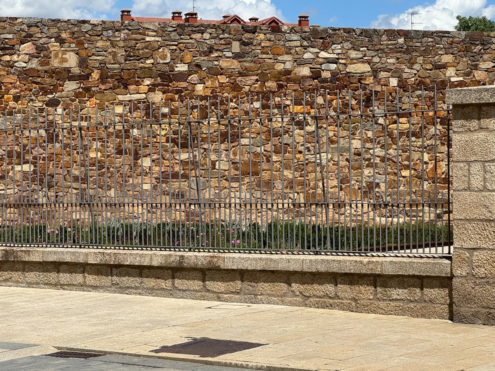 Remains of ancient Roman wall in Astorga