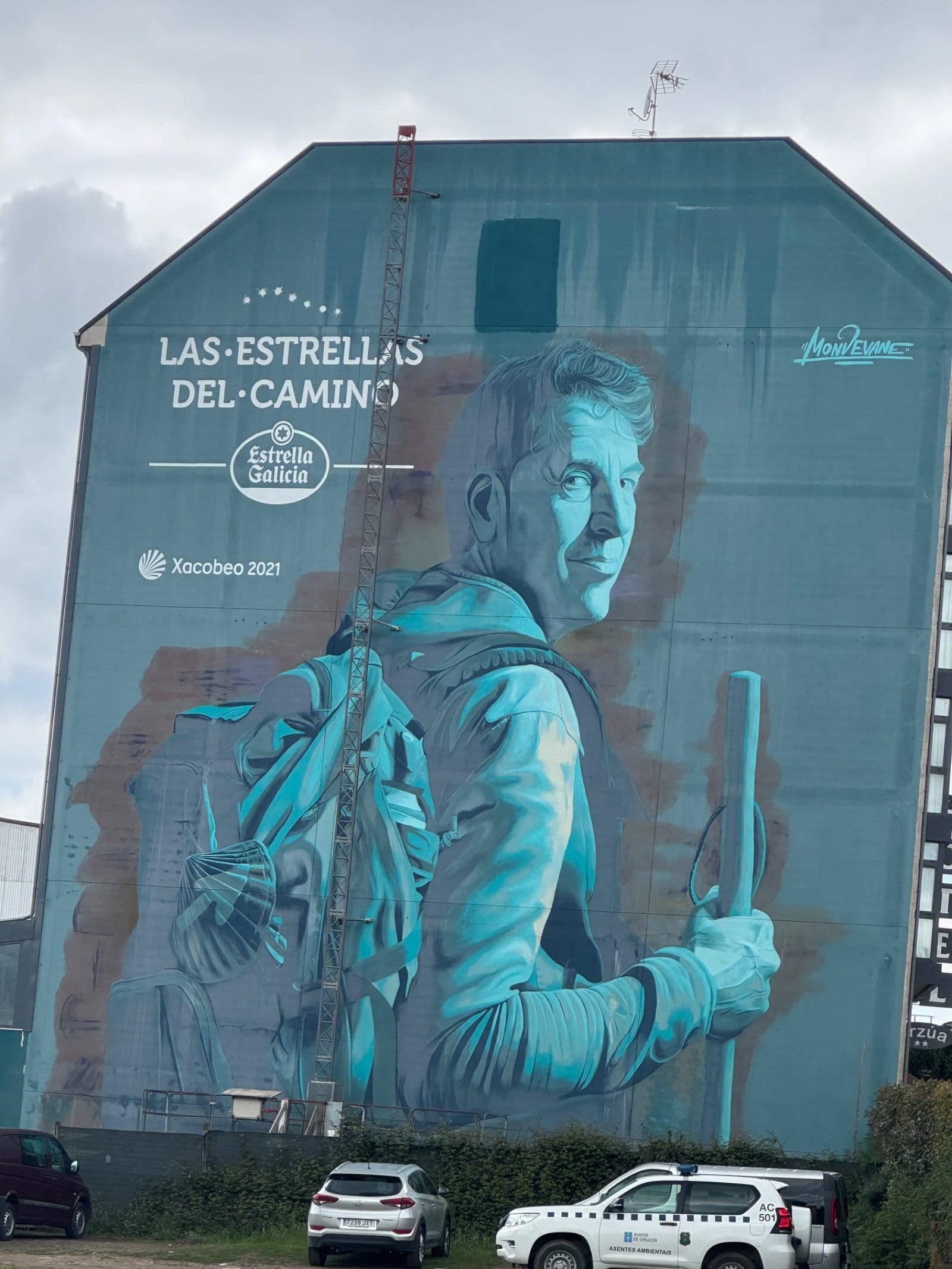 Las Estrellas del Camino pilgrim mural