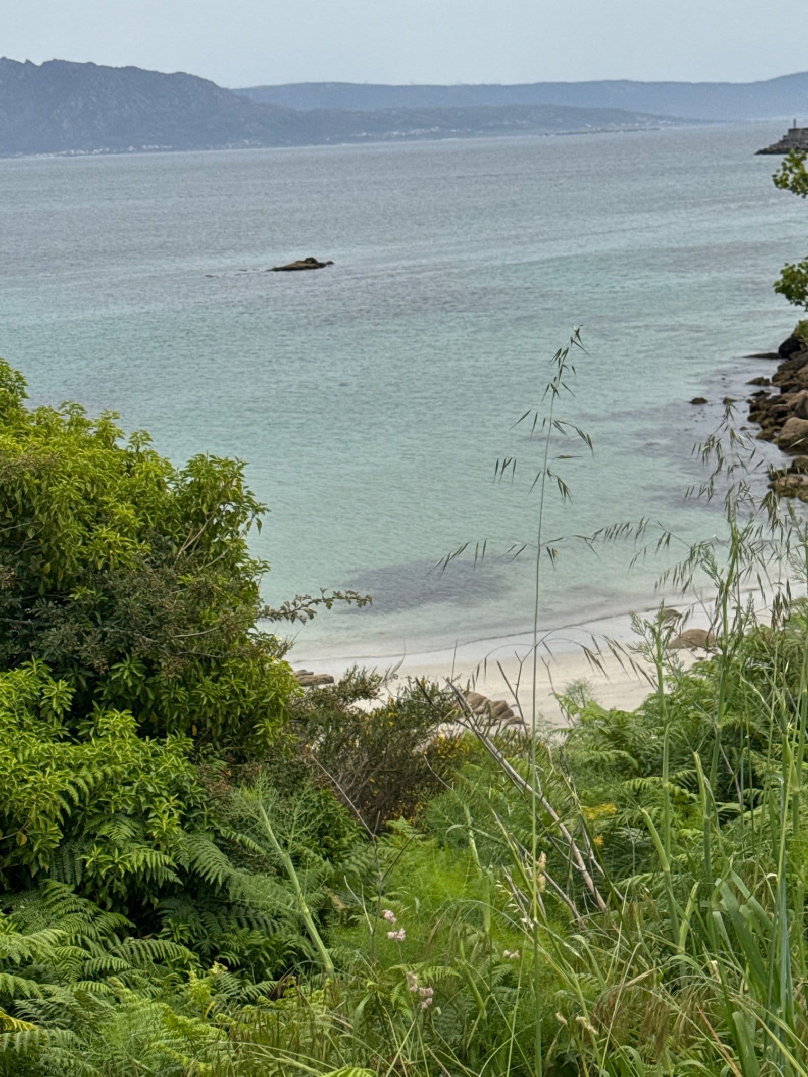 Atlantic coastline view near Finisterre