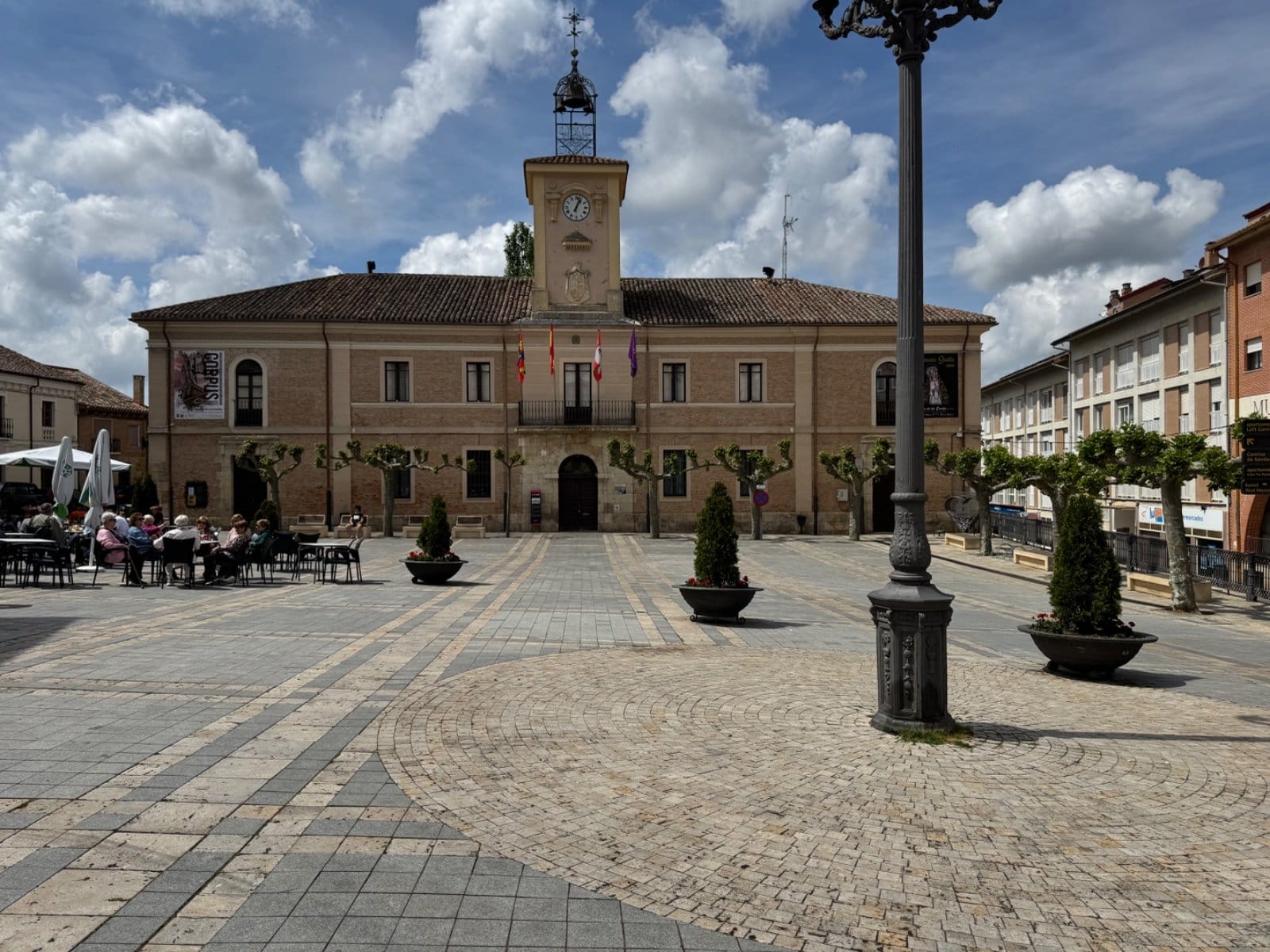 Plaza Mayor and Ayuntamiento in Carrión de los Condes